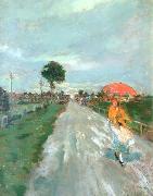 Lajos Deak-ebner On the Road Spain oil painting artist